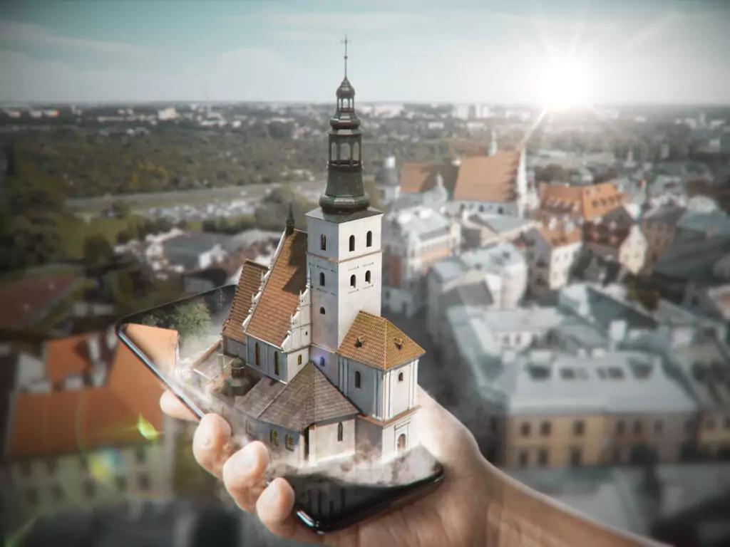 augmented reality of buildings from the 12th – 19th centuries in Lublin